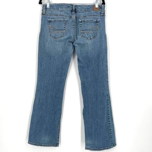 Vintage American Eagle Outfitters Women's Favorite Boyfriend Jeans Blue Size 6 - Picture 2 of 12